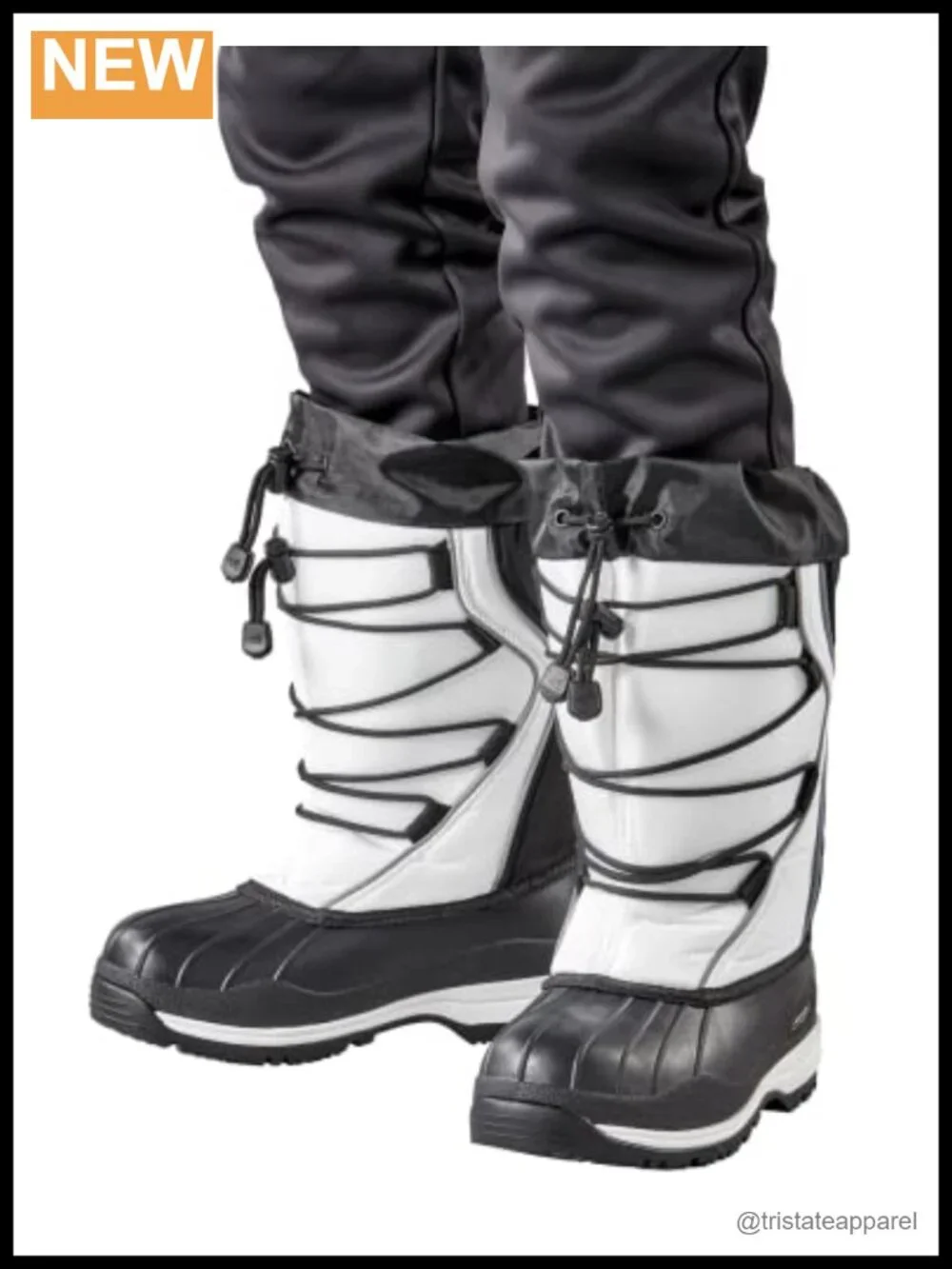 Women's Mid-Calf Lace-Up Snow Boots Waterproof Polar Arctic